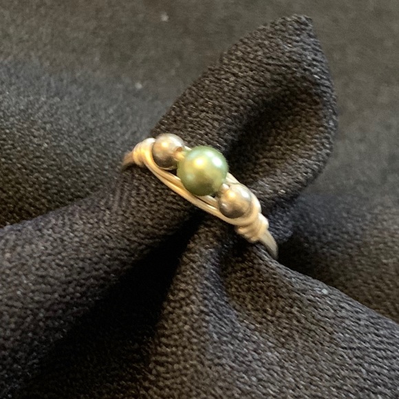 Sterling silver wrap ring size 5 - Picture 4 of 4